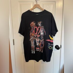 1992 Barcelona Olympic Basketball Team USA Vintage Tee
